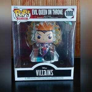 Funko Pop Deluxe Evil Queen On Throne Disney Villains # 1088 NIB